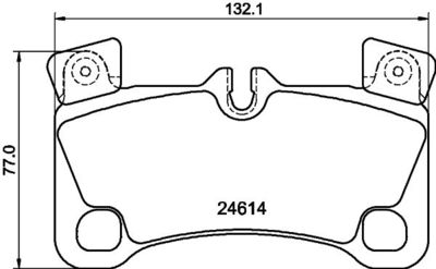 Brake Pad Set, disc brake HELLA PAGID 8DB 355 014-631