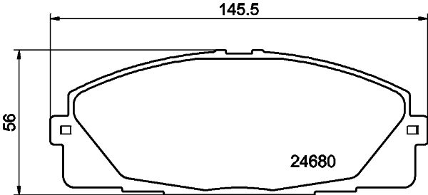 HELLA PAGID 8DB 355 015-831 Brake Pad Set, disc brake