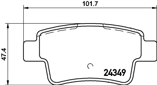 HELLA PAGID 8DB 355 015-861 Brake Pad Set, disc brake