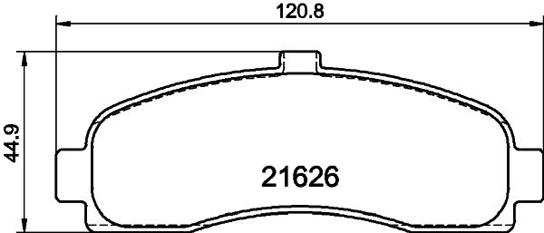 HELLA PAGID 8DB 355 016-501 Brake Pad Set, disc brake