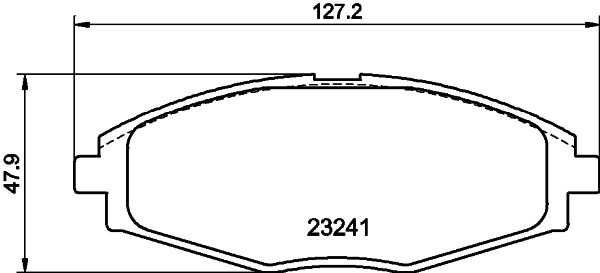 HELLA PAGID 8DB 355 017-021 Brake Pad Set, disc brake