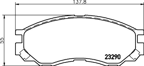 HELLA PAGID 8DB 355 017-271 Brake Pad Set, disc brake