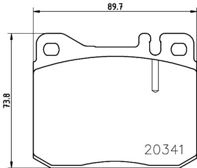 Brake Pad Set, disc brake HELLA PAGID 8DB 355 017-431