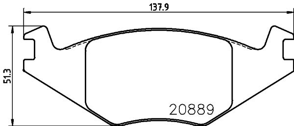 HELLA PAGID 8DB 355 017-491 Brake Pad Set, disc brake