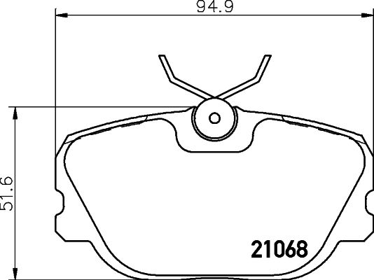 HELLA PAGID 8DB 355 017-761 Brake Pad Set, disc brake