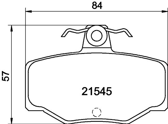 HELLA PAGID 8DB 355 018-021 Brake Pad Set, disc brake