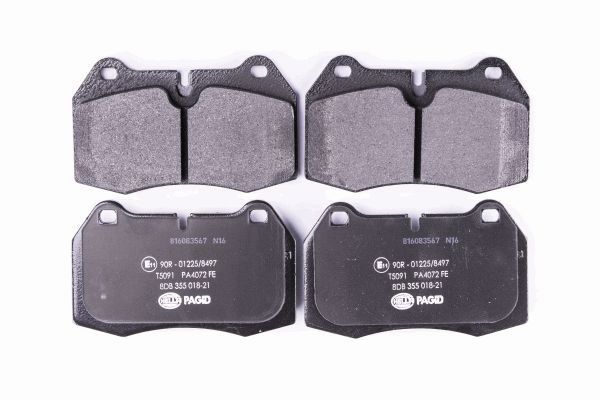 HELLA PAGID 8DB 355 018-211 Brake Pad Set, disc brake