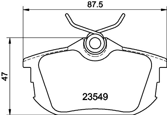 HELLA PAGID 8DB 355 018-271 Brake Pad Set, disc brake