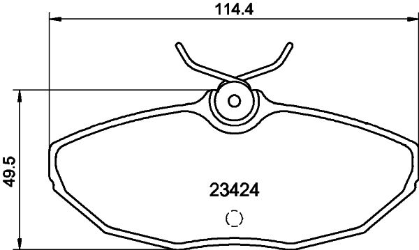 HELLA PAGID 8DB 355 018-561 Brake Pad Set, disc brake