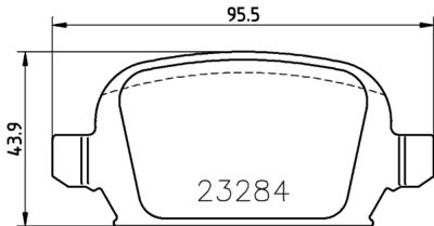 Brake Pad Set, disc brake HELLA PAGID 8DB 355 018-641