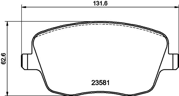 HELLA PAGID 8DB 355 018-801 Brake Pad Set, disc brake