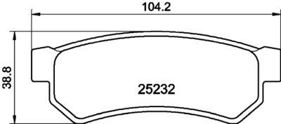 Brake Pad Set, disc brake HELLA PAGID 8DB 355 019-591