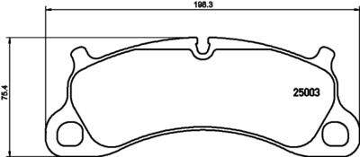 Brake Pad Set, disc brake HELLA PAGID 8DB 355 019-731