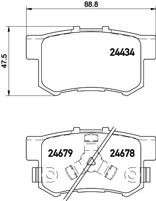 Brake Pad Set, disc brake HELLA PAGID 8DB 355 020-021