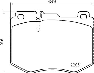 Brake Pad Set, disc brake HELLA PAGID 8DB 355 021-671