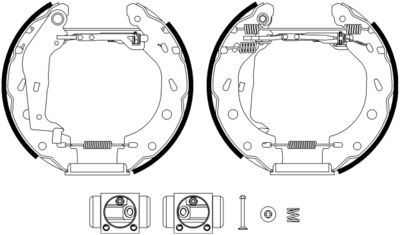 Brake Shoe Set HELLA PAGID 8DB 355 022-351