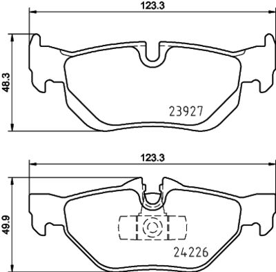 Brake Pad Set, disc brake HELLA PAGID 8DB 355 031-781