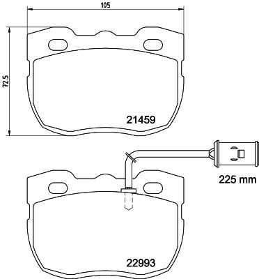 HELLA PAGID 8DB 355 037-941 Brake Pad Set, disc brake