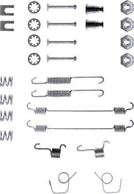 HELLA PAGID 8DZ 355 200-021 Accessory Kit, brake shoes