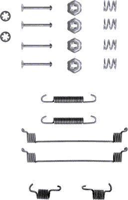 Accessory Kit, brake shoes HELLA PAGID 8DZ 355 200-071