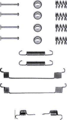 HELLA PAGID 8DZ 355 200-101 Accessory Kit, brake shoes