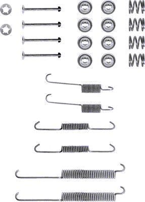 Accessory Kit, brake shoes HELLA PAGID 8DZ 355 200-111