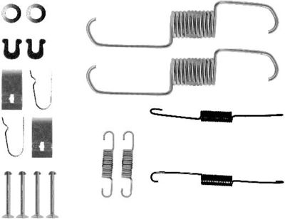 Accessory Kit, brake shoes HELLA PAGID 8DZ 355 200-361