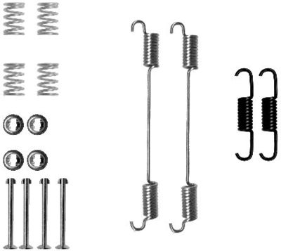 Accessory Kit, brake shoes HELLA PAGID 8DZ 355 200-601