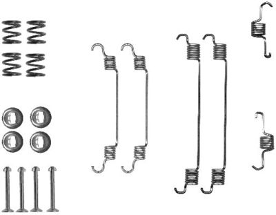 Accessory Kit, brake shoes HELLA PAGID 8DZ 355 200-681