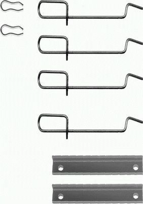 Accessory Kit, disc brake pad HELLA PAGID 8DZ 355 203-471