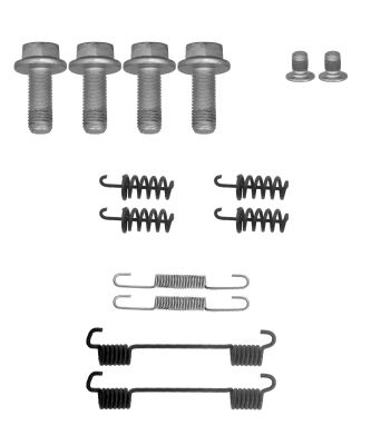 Accessory Kit, parking brake shoes HELLA PAGID 8DZ 355 205-921