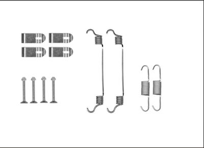 Accessory Kit, parking brake shoes HELLA PAGID 8DZ 355 205-981