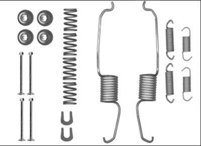 Accessory Kit, brake shoes HELLA PAGID 8DZ 355 206-091