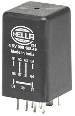 HELLA 4RV 008 188-491 Control Unit, glow time