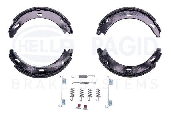 HELLA 8DA 355 050-431 Brake Shoe Set, parking brake