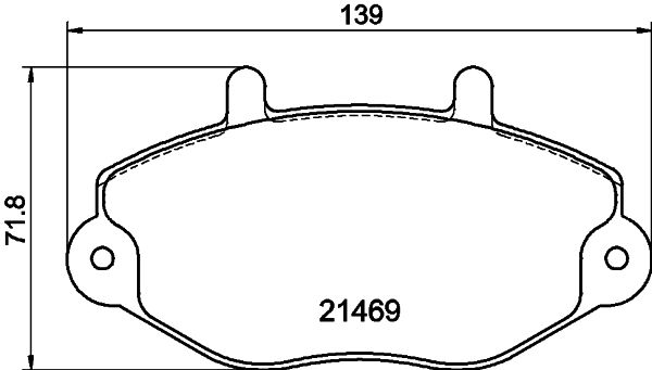 HELLA 8DB 355 006-401 Brake Pad Set, disc brake