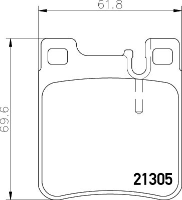 HELLA 8DB 355 007-581 Brake Pad Set, disc brake