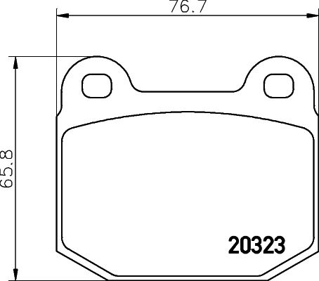 HELLA 8DB 355 009-061 Brake Pad Set, disc brake