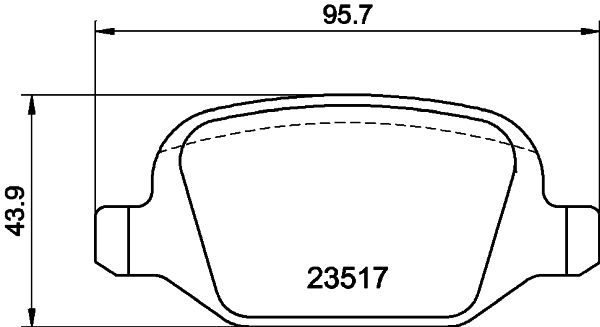 HELLA 8DB 355 009-361 Brake Pad Set, disc brake