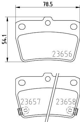 HELLA 8DB 355 010-521 Brake Pad Set, disc brake