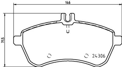 Brake Pad Set, disc brake HELLA 8DB 355 012-601