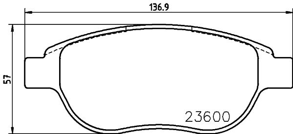 HELLA 8DB 355 018-871 Brake Pad Set, disc brake