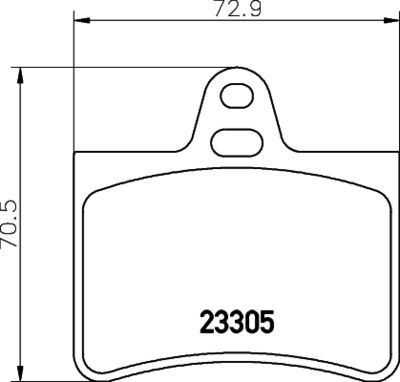 Brake Pad Set, disc brake HELLA 8DB 355 019-441