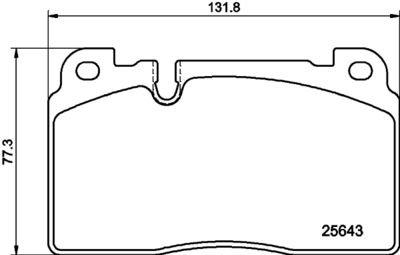 Brake Pad Set, disc brake HELLA 8DB 355 021-331