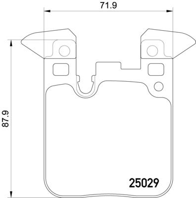 Brake Pad Set, disc brake HELLA 8DB 355 021-611