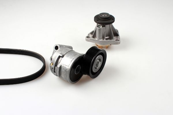 HEPU PK03200 Water Pump + V-Ribbed Belt Kit