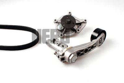 Water Pump + V-Ribbed Belt Kit HEPU PK04950