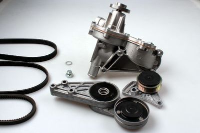 Water Pump + V-Ribbed Belt Kit HEPU PK05192