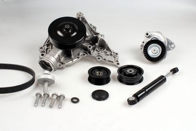 Water Pump + V-Ribbed Belt Kit HEPU PK15340