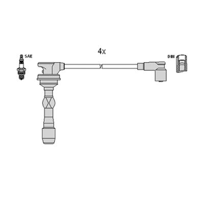 Ignition Cable Kit HITACHI 134118